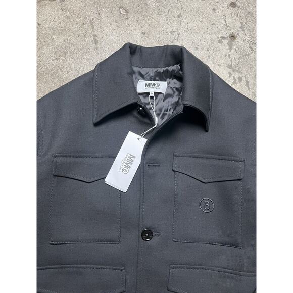 MAISON MARGIELA MM6 KIDS Teen Unisex Chore Coat Jacket Wool 14A €320 MSRP NWT - Picture 8 of 13